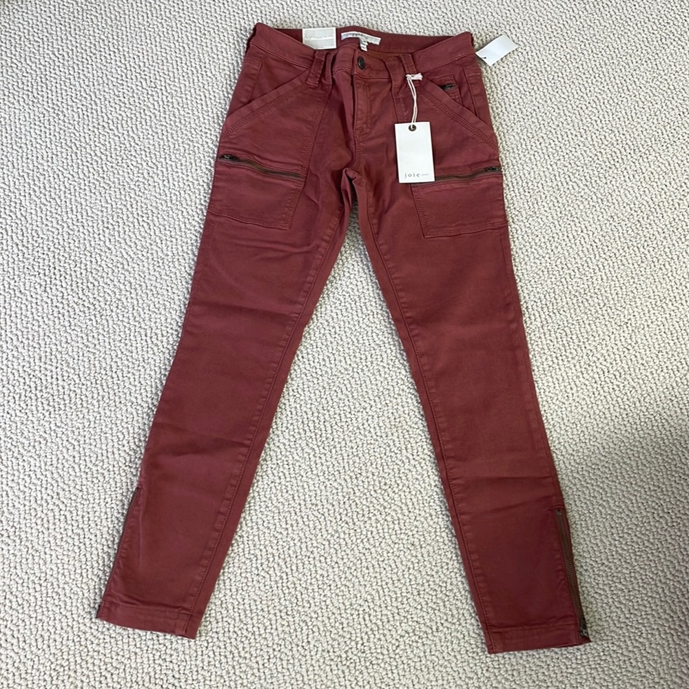 Joie Park Skinny Tawny Jeans Botton Zippers - 26